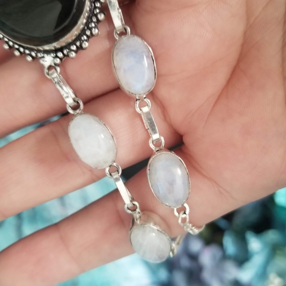 Black Tigers Eye Necklace - Picture 3 of 4